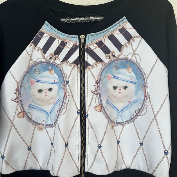 Dollskill Nautical Cat Jacket - Picture 2 of 4